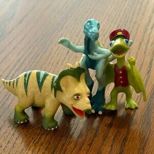 Dinosaur Train Lot of 3 Dino PBS Kids Conductor Ernie Bucky Mini Action Figures
